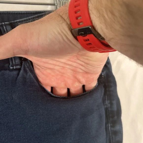 Chico's Jeggings Women's 6 Dark Wash Blue Pull On Stretchy Mid Rise Cotton - Picture 5 of 10